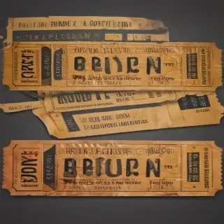 concert tickets png