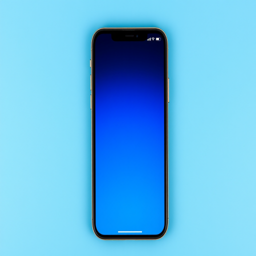 blue background iphone