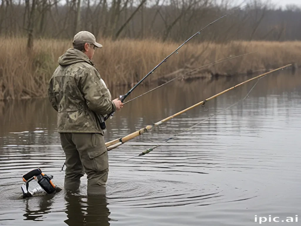 rod in fishing