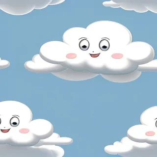 cartoon cloud wallpaper