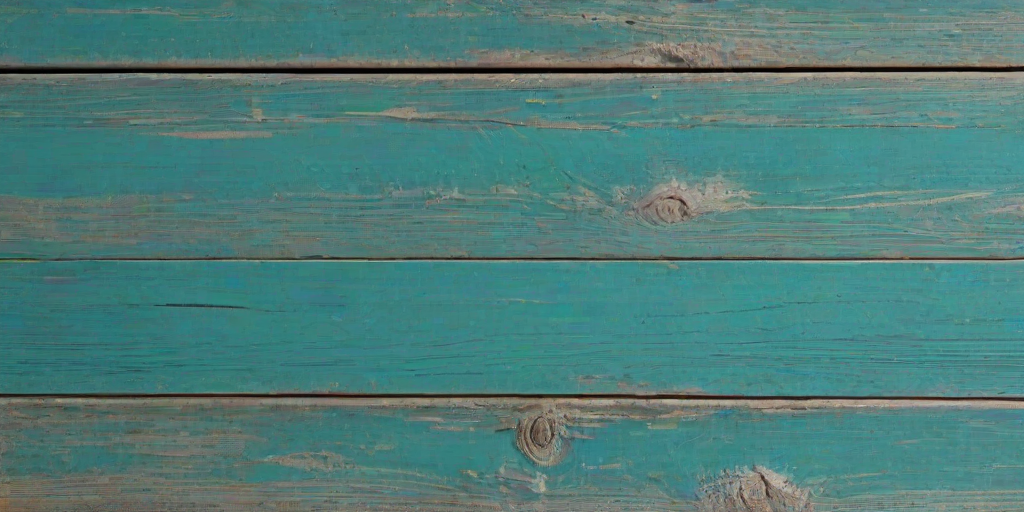 create a textured background of weathered teal wood planks with scratches and paint flecks
