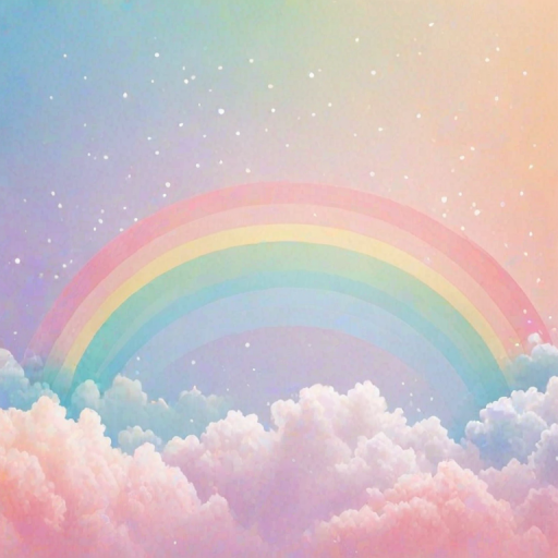 pastel rainbow bg