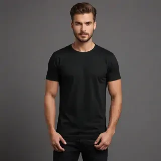 high resolution black t shirt template