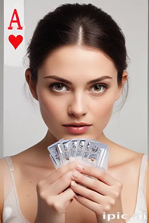 holding card
