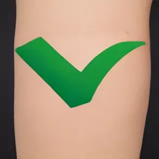 green check mark