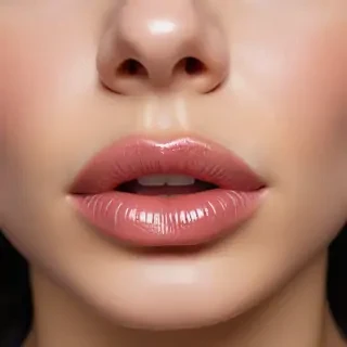 transparent lips