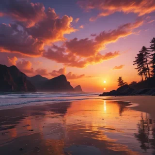 aesthetic sunset wallpapers