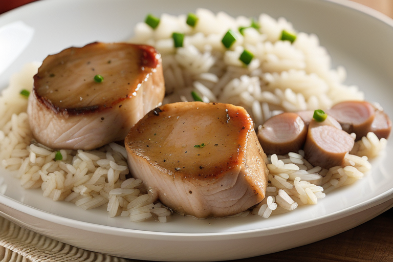 crockpot pork chops and rice