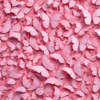 pink butterflies aesthetic