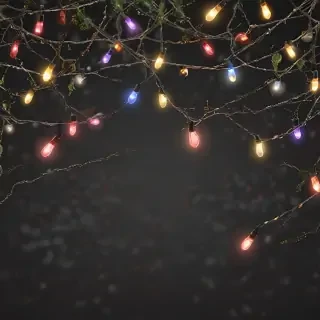 xmas lights png