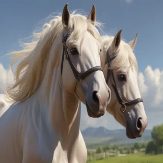 cartoon horses