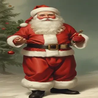 vintage santa images