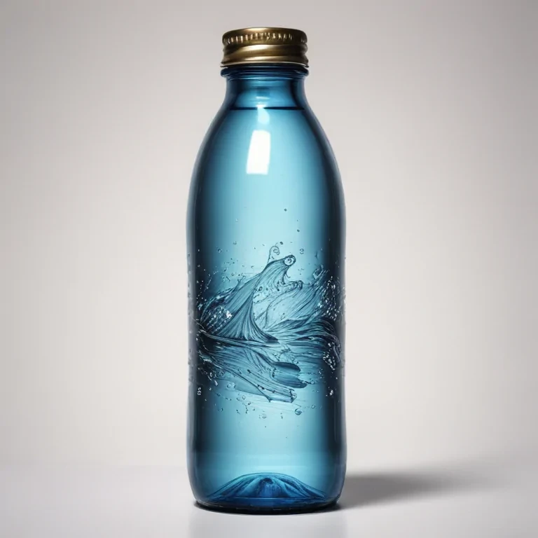 water bottle drawing