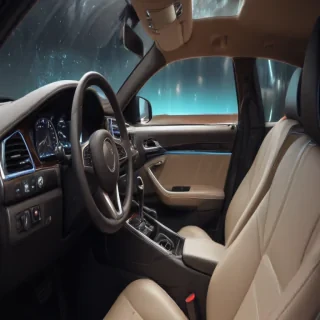 inside car background