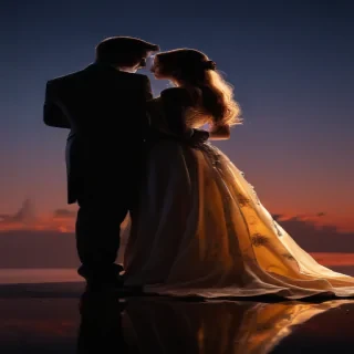 couple silhouette
