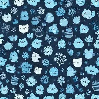 cute backgrounds blue