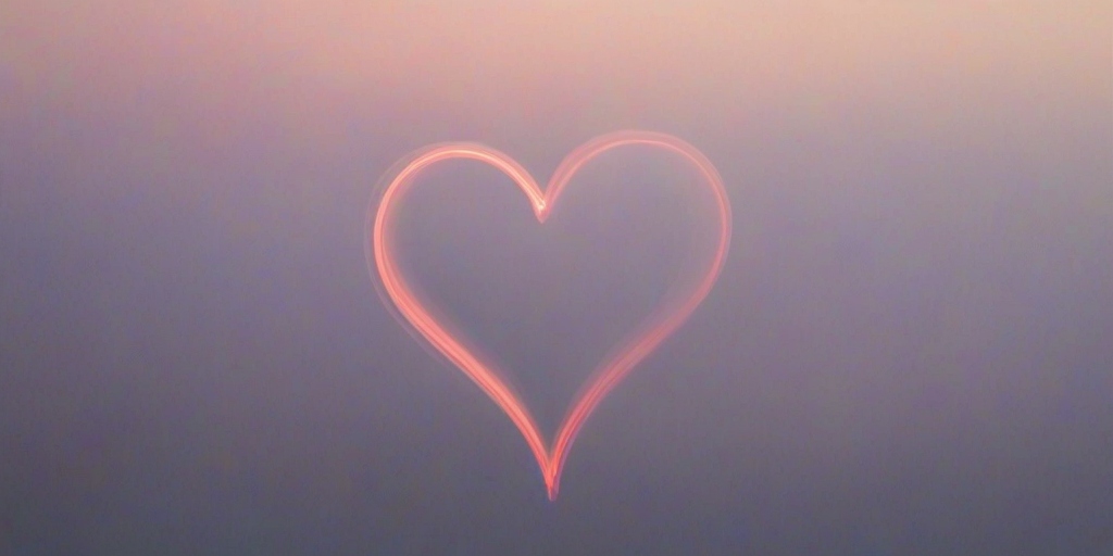 blurred heart