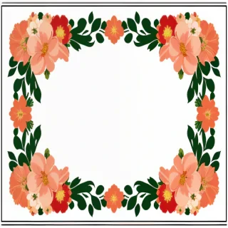floral borders clipart