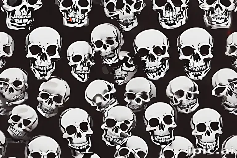 skull background