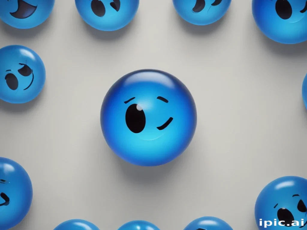blue emoji