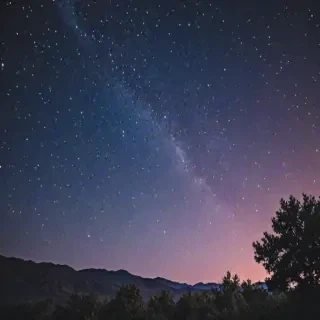 starry background aesthetic