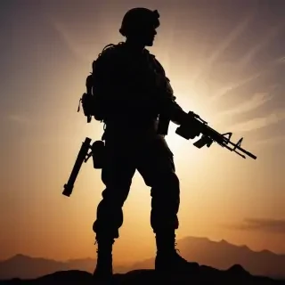 soldier silhouette png
