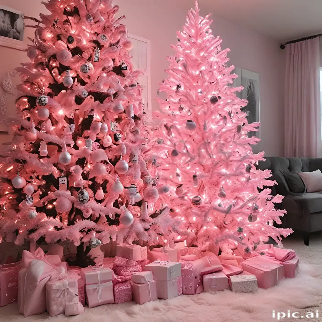 pink christmas aesthetic