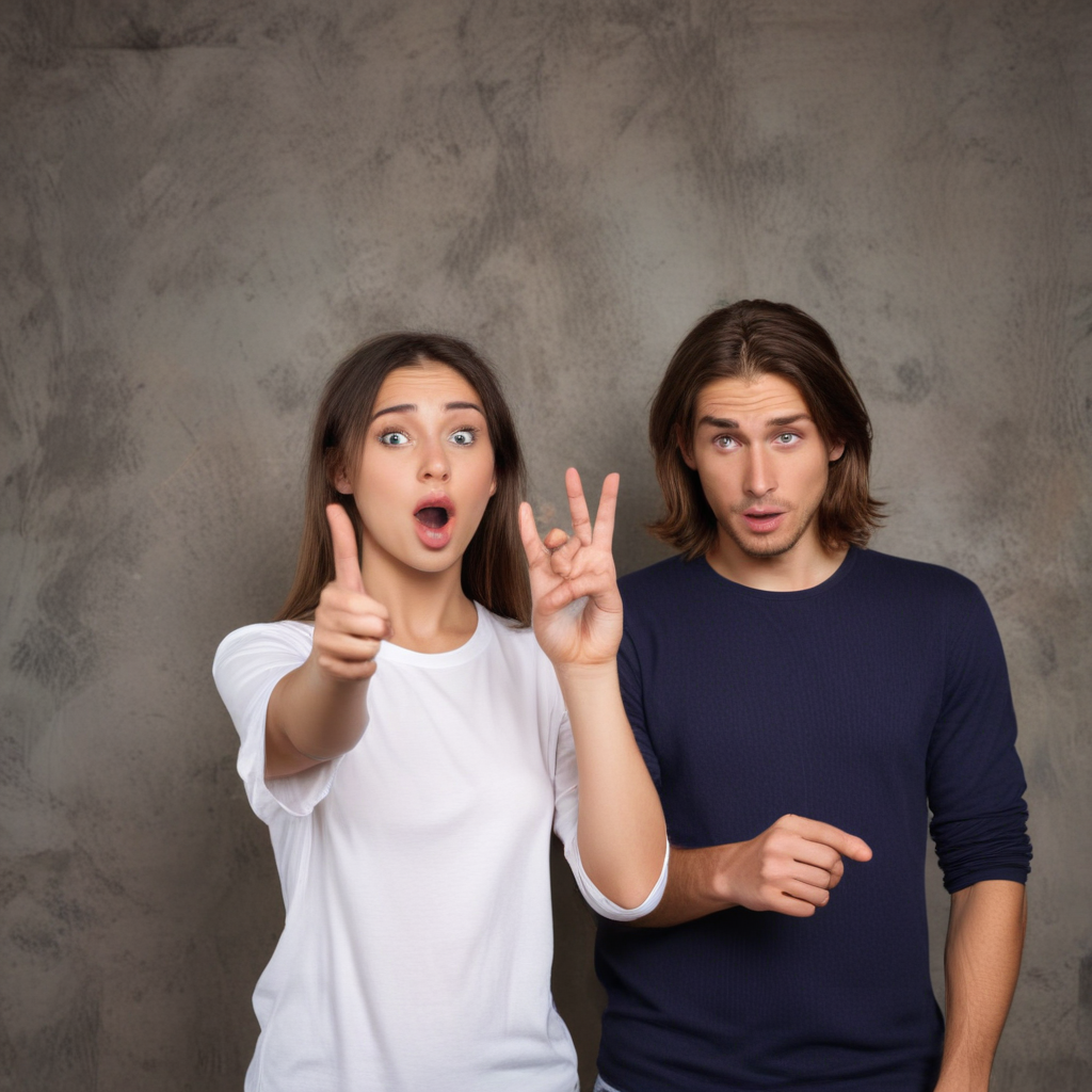 a man in his twenties and his girlfriend in her twenties are standing ...