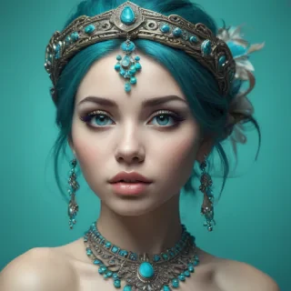 turquoise background