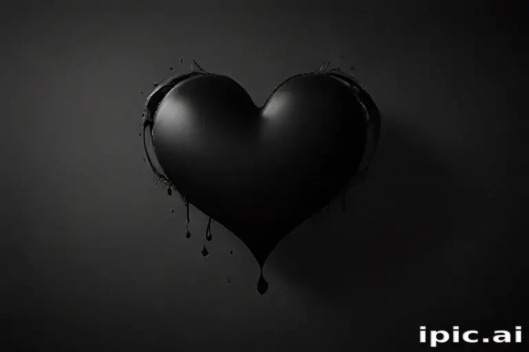 black heart background
