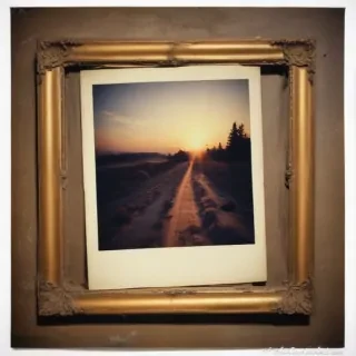 polaroid photo frame png