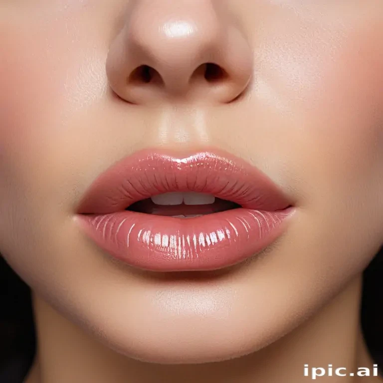 transparent lips