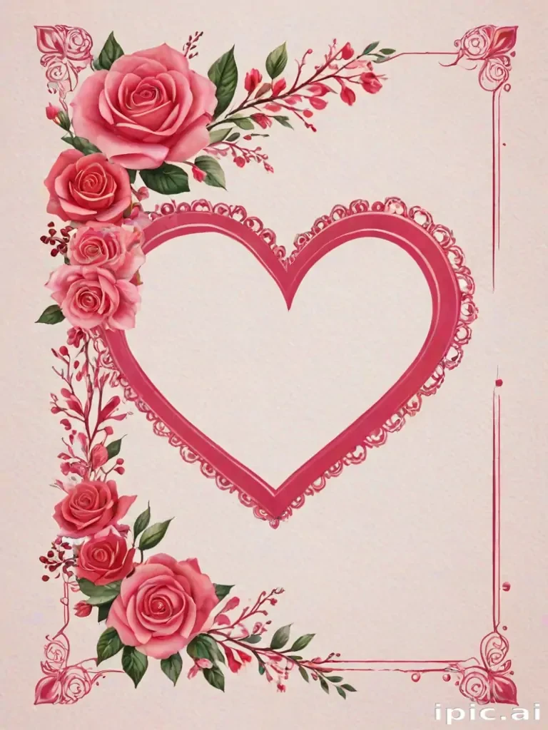 heart border png aesthetic