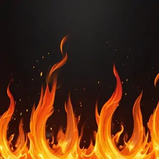 background with fire