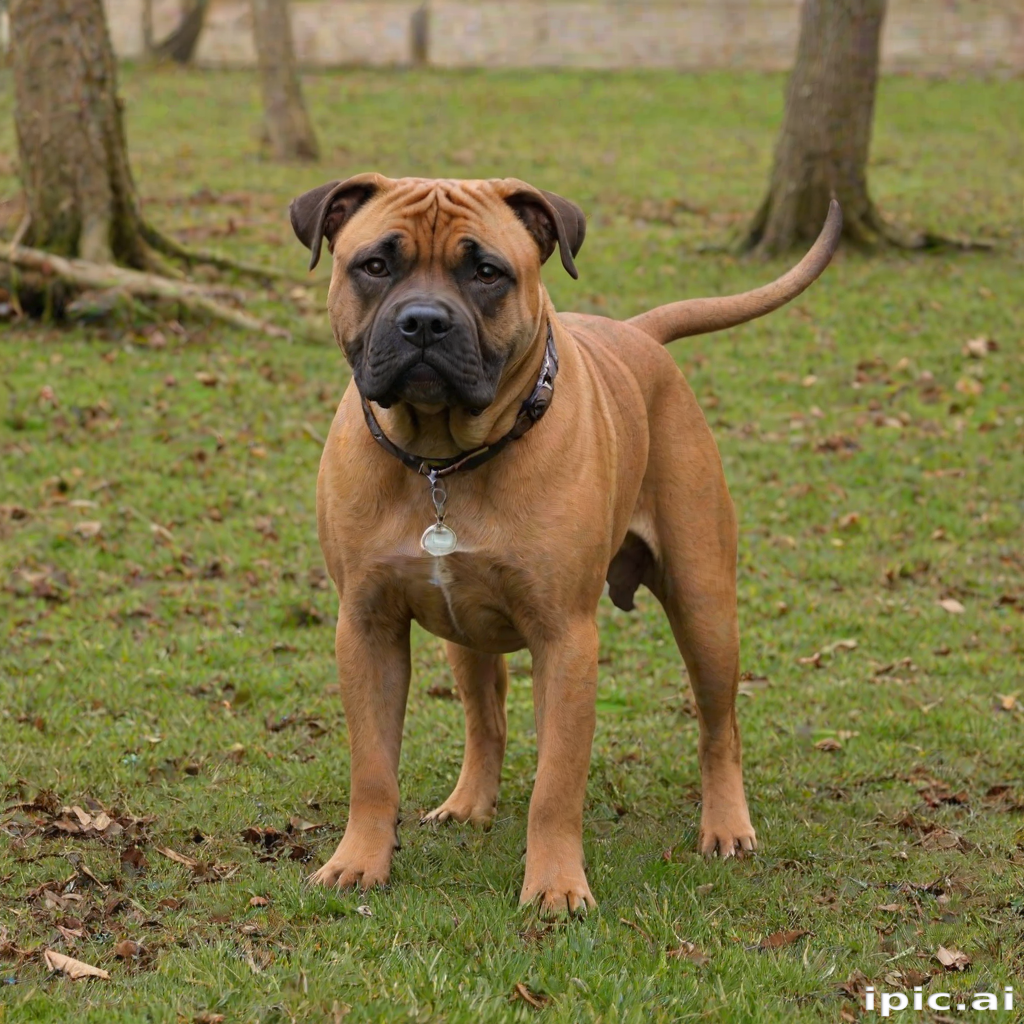 staffy bull bullmastiff