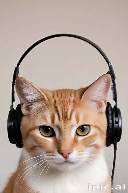 cat headphones png