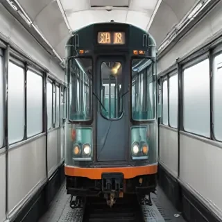 train transparent