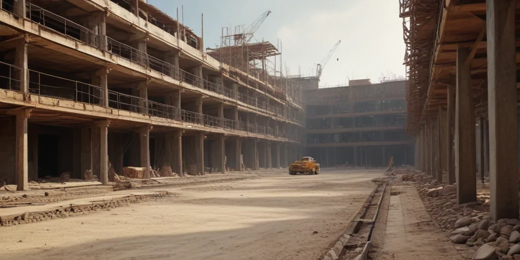 construction site background