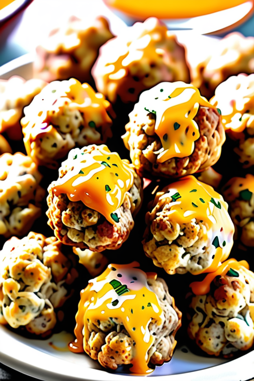 sausage balls with cheddar bay biscuit mix