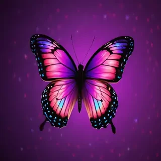 neon butterfly wallpaper