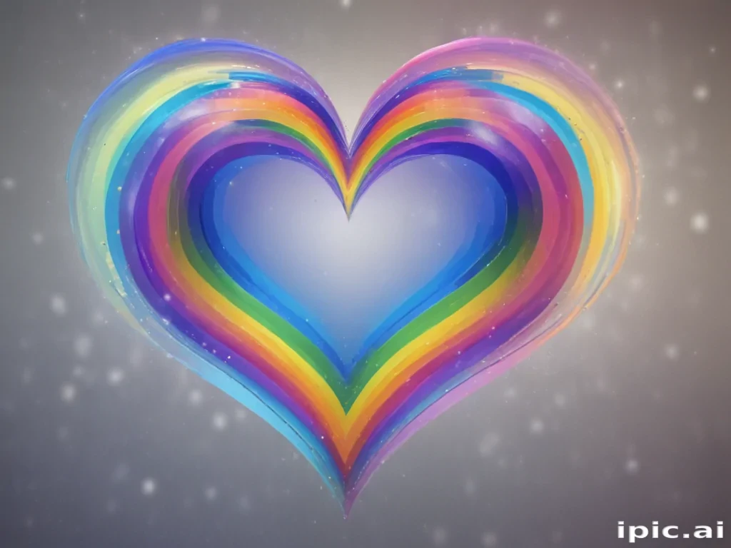 rainbow heart png