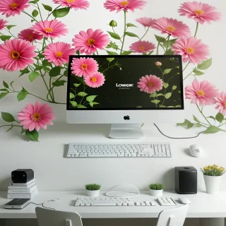 computer desktop wallpaper flowers