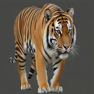 tiger transparent