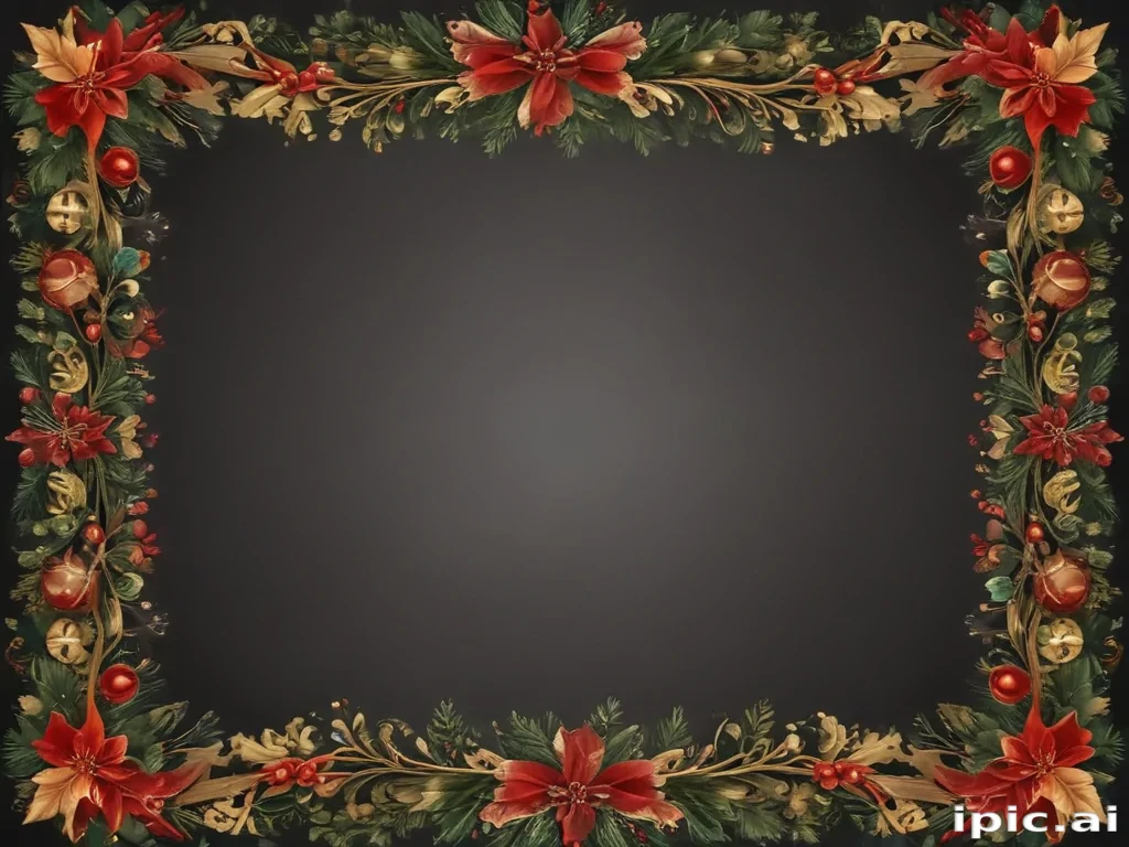 christmas border clipart