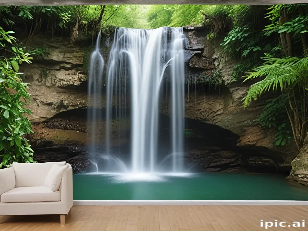 water fall wall paper