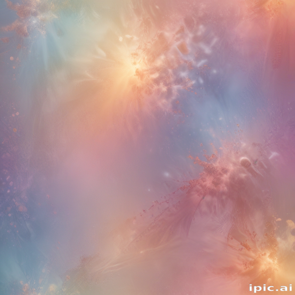 Dreamy Abstract Background with Soft Pastel Colors and Ethereal Textures