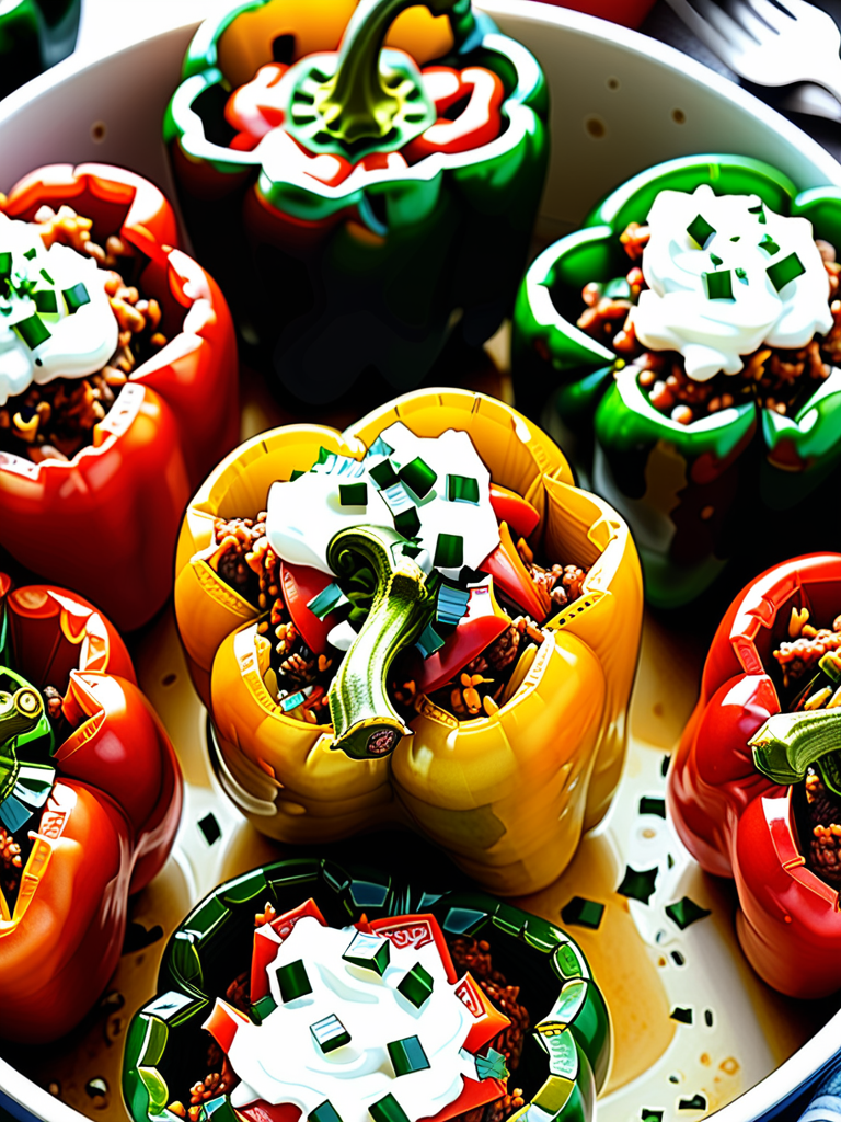 stuffed peppers without rice recipe