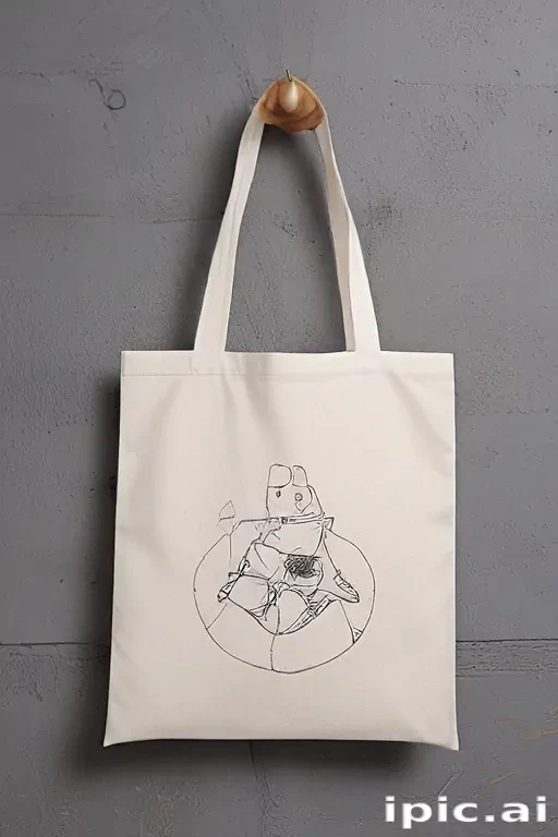 mock up tote bag