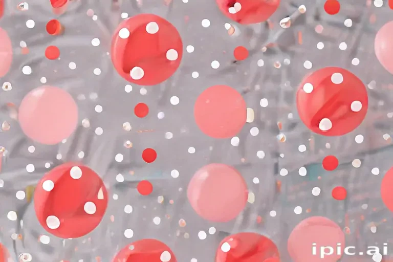 polka dots transparent