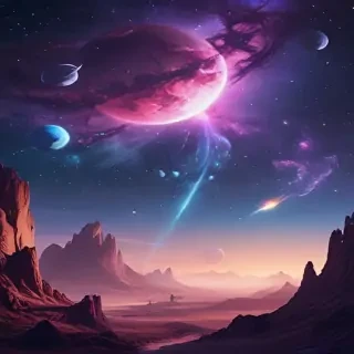 space wallpaper aesthetic